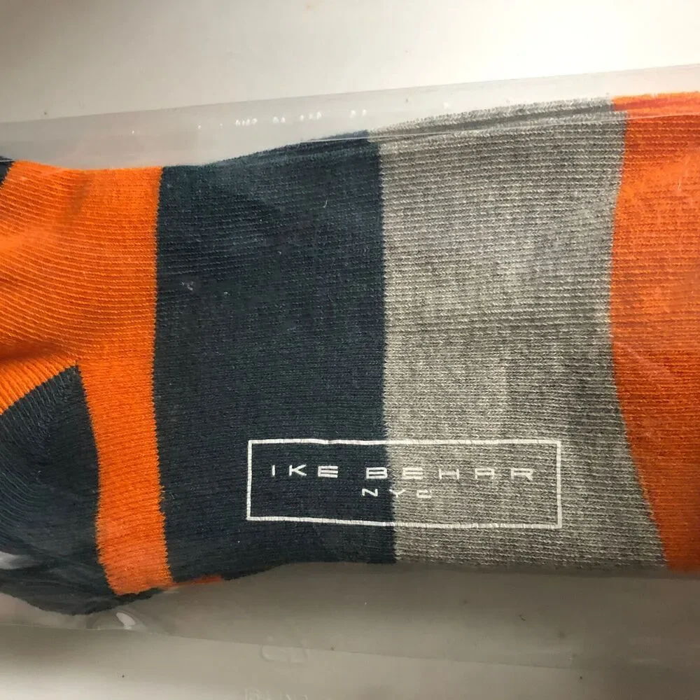 Ike Behar Mens No Show Low Socks High-Performance IkeTek Striped Sea Moss 10-13